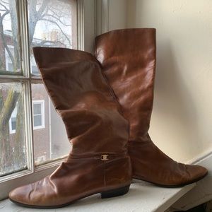 Vintage Ferragamo Brown Boots